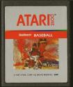 RealSports Baseball Atari cartridge scan