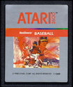RealSports Baseball Atari cartridge scan