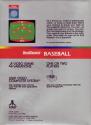 RealSports Baseball Atari cartridge scan