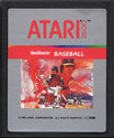 RealSports Baseball Atari cartridge scan