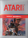 RealSports Baseball Atari cartridge scan