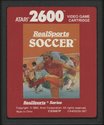 RealSports Soccer Atari cartridge scan
