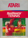 RealSports Tennis Atari cartridge scan