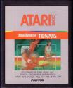 RealSports Tennis Atari cartridge scan