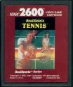 RealSports Tennis Atari cartridge scan