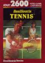 RealSports Tennis Atari cartridge scan