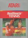 RealSports Tennis Atari cartridge scan