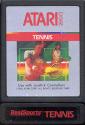 RealSports Tennis Atari cartridge scan