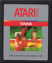 RealSports Tennis Atari cartridge scan
