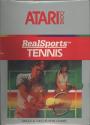 RealSports Tennis Atari cartridge scan