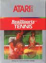 RealSports Tennis Atari cartridge scan