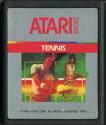 RealSports Tennis Atari cartridge scan