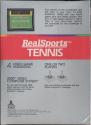 RealSports Tennis Atari cartridge scan