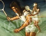 RealSports Tennis Atari cartridge scan