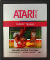 RealSports Tennis Atari cartridge scan