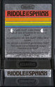 Riddle of the Sphinx Atari cartridge scan