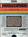 Riddle of the Sphinx Atari cartridge scan