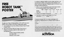 Robot Tank Atari instructions