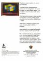 Rubik's Cube 3-D Atari instructions