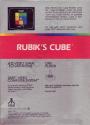Rubik's Cube Atari cartridge scan