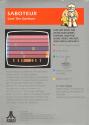 Saboteur Atari cartridge scan