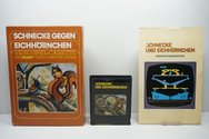 Schnecke gegen Eichhörnchen / Schnecke und Eichhörnchen Atari cartridge scan