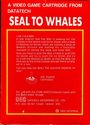 Seal to Whales Atari cartridge scan