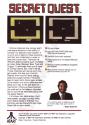 Secret Quest Atari cartridge scan