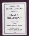 Skate Boardin' Atari cartridge scan