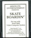 Skate Boardin' Atari cartridge scan