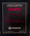Skiing Atari cartridge scan
