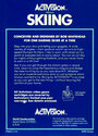 Skiing Atari cartridge scan