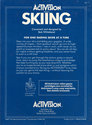Skiing Atari cartridge scan