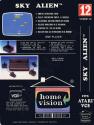 Sky Alien Atari cartridge scan