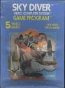 Sky Diver Atari cartridge scan
