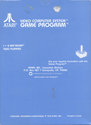 Sky Diver Atari cartridge scan