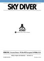 Sky Diver Atari instructions