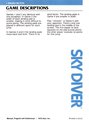 Sky Diver Atari instructions