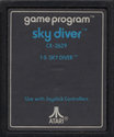 Sky Diver Atari cartridge scan