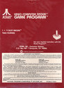 Slot Racers Atari cartridge scan