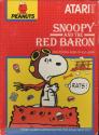 Snoopy and the Red Baron Atari cartridge scan