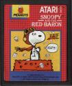 Snoopy and the Red Baron Atari cartridge scan