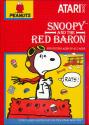 Snoopy and the Red Baron Atari cartridge scan