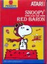 Snoopy and the Red Baron Atari cartridge scan