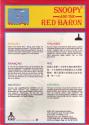 Snoopy and the Red Baron Atari cartridge scan