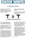 Snow White Atari instructions