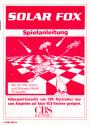 Solar Fox Atari instructions