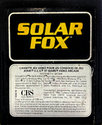 Solar Fox Atari cartridge scan