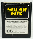 Solar Fox Atari cartridge scan
