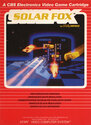 Solar Fox Atari cartridge scan